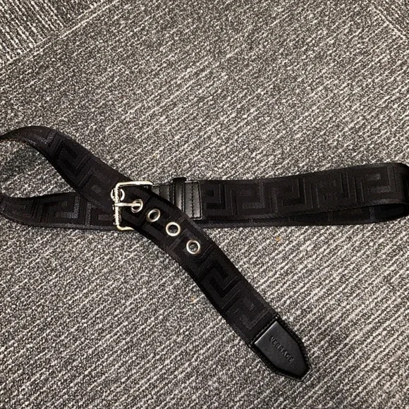 COPY - VERSACE Greta Ribbon Cloth Belt - Picture 2 of 10
